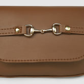 Ivory Brown Shoulder Bag